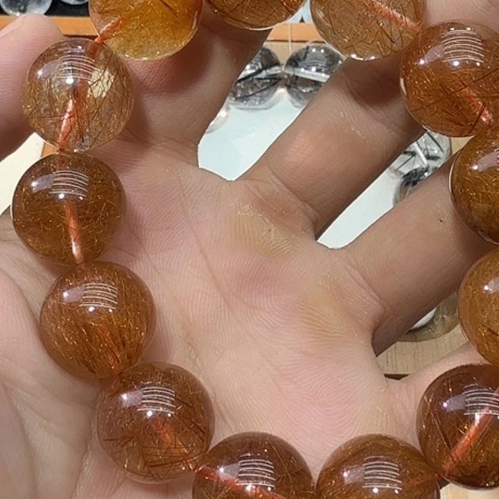 未镶嵌手链水晶铜发晶手链