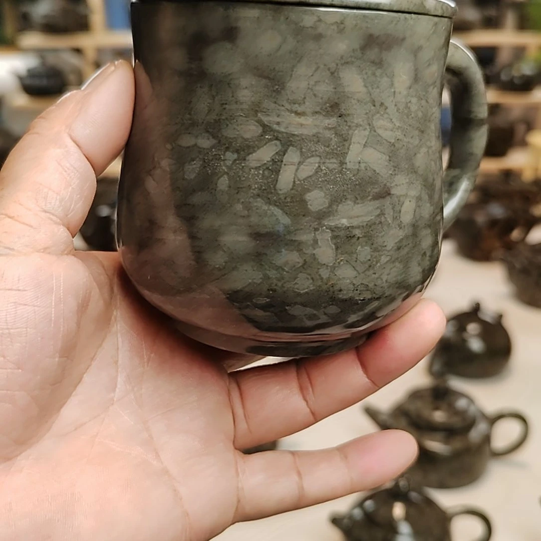 @***夫米粒玉绿豹办公杯