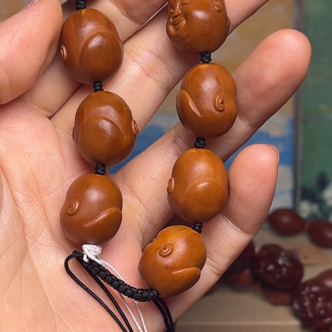 想***由橄榄核手串/手链开心