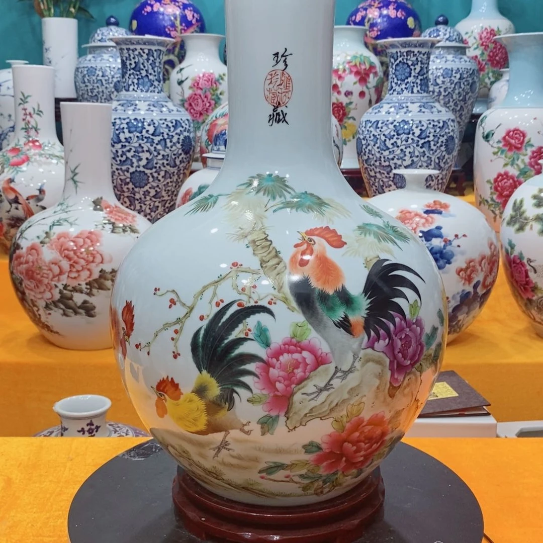 摆件景德镇陶瓷花瓶9