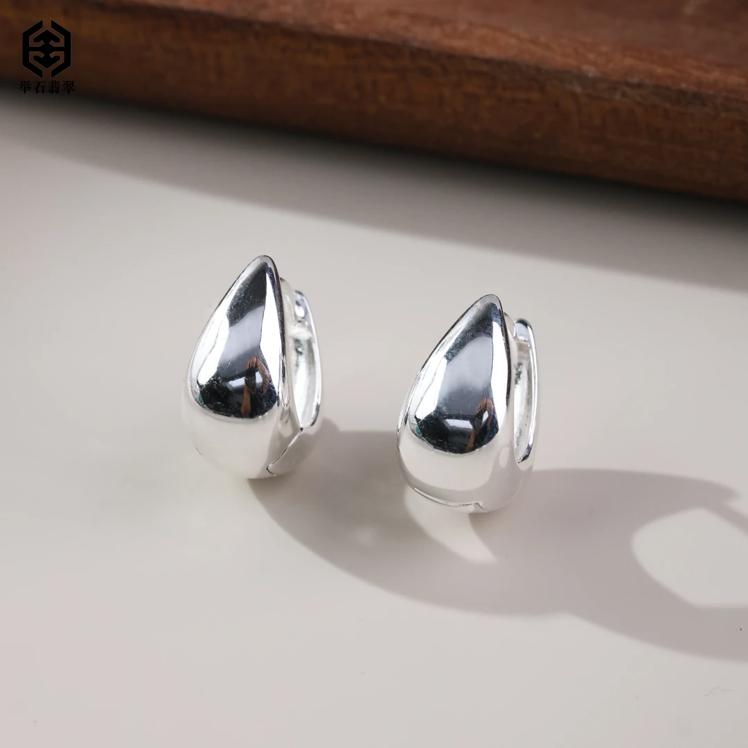 925银银制品 【举石臻品】TH0526-1980-56个性耳饰（一对/多样性发）E