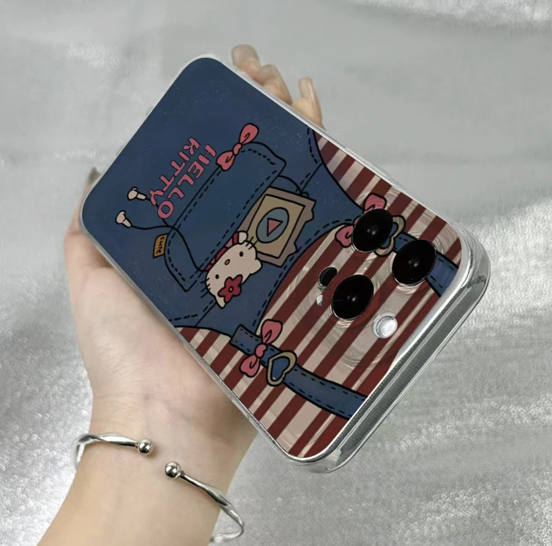 背带裤KT太空壳适用苹果iPhone16手机壳14华为P70vivo小米15oppo