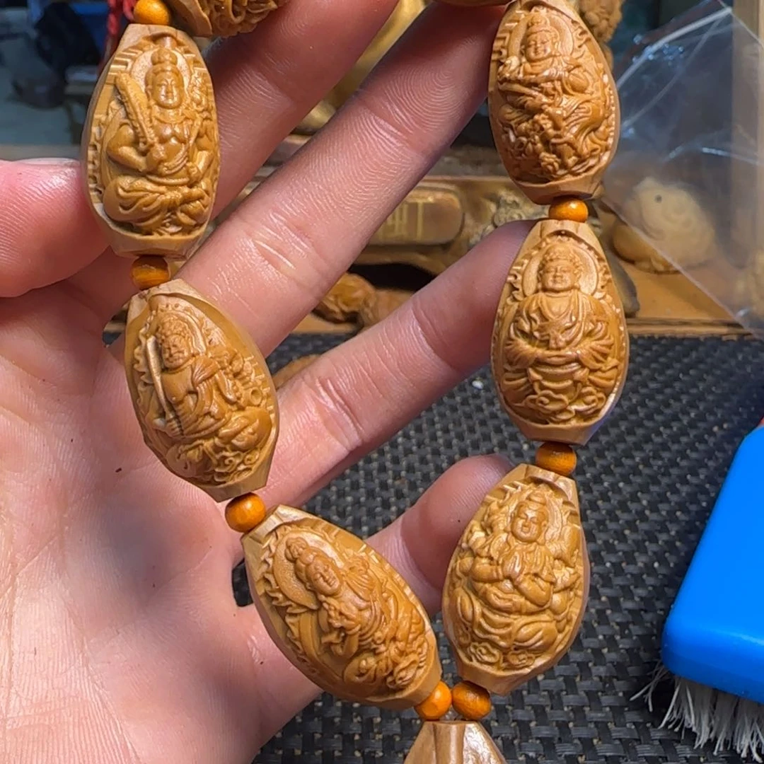 橄榄核手串/手链包衣八大护法