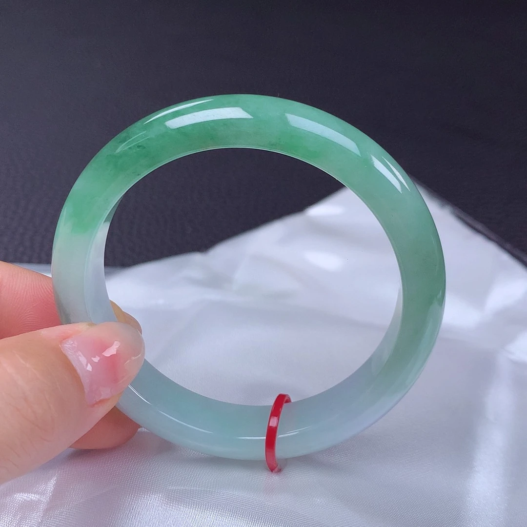 翡翠手镯未镶嵌54圈口432805