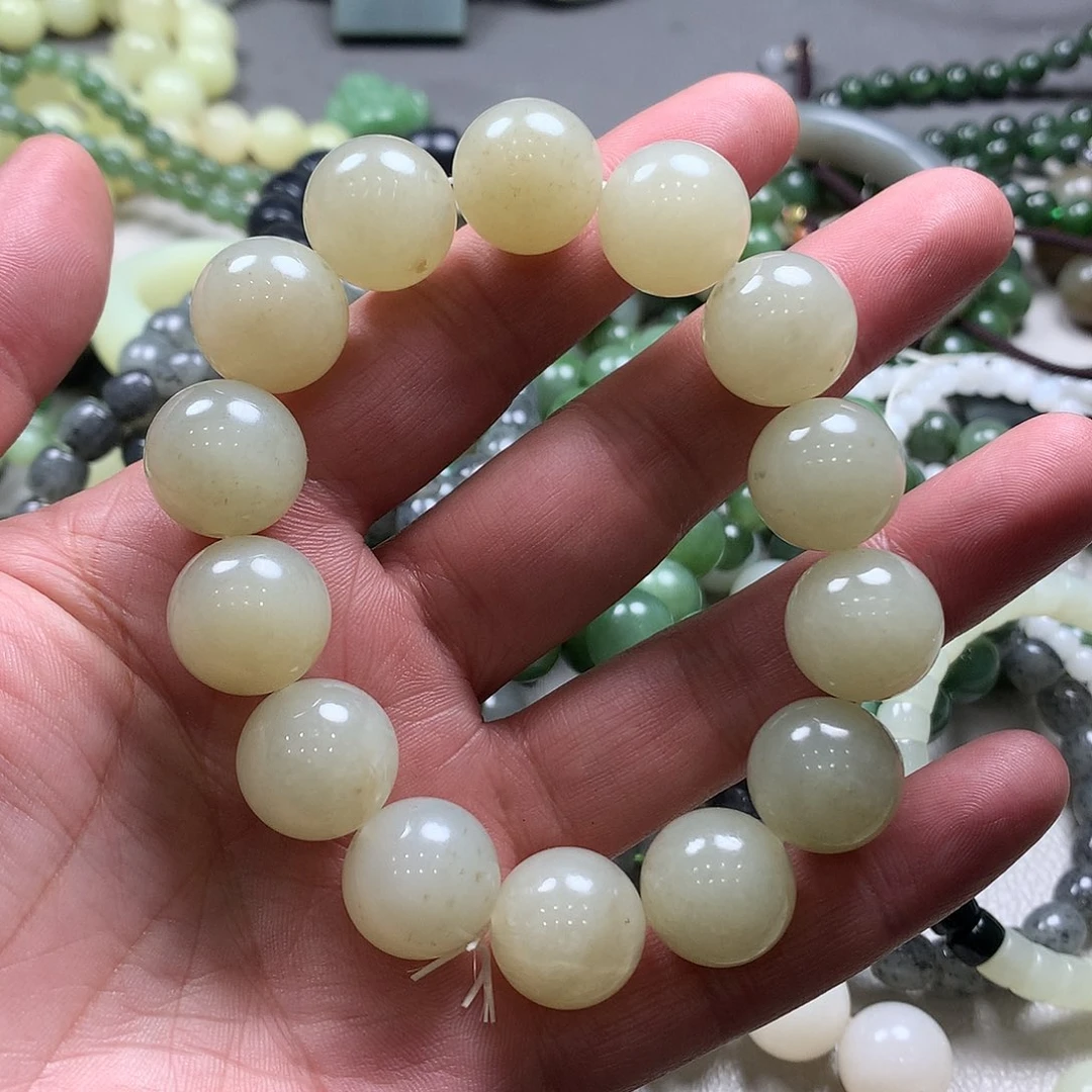 和田玉手链未镶嵌