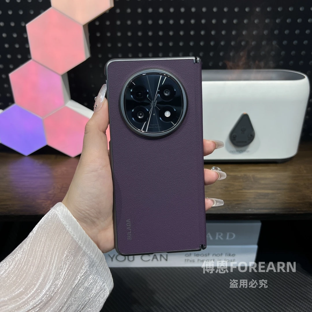 适用于OPPOFindN5手机壳oppo find n5折叠屏新款真皮保护套磁吸款