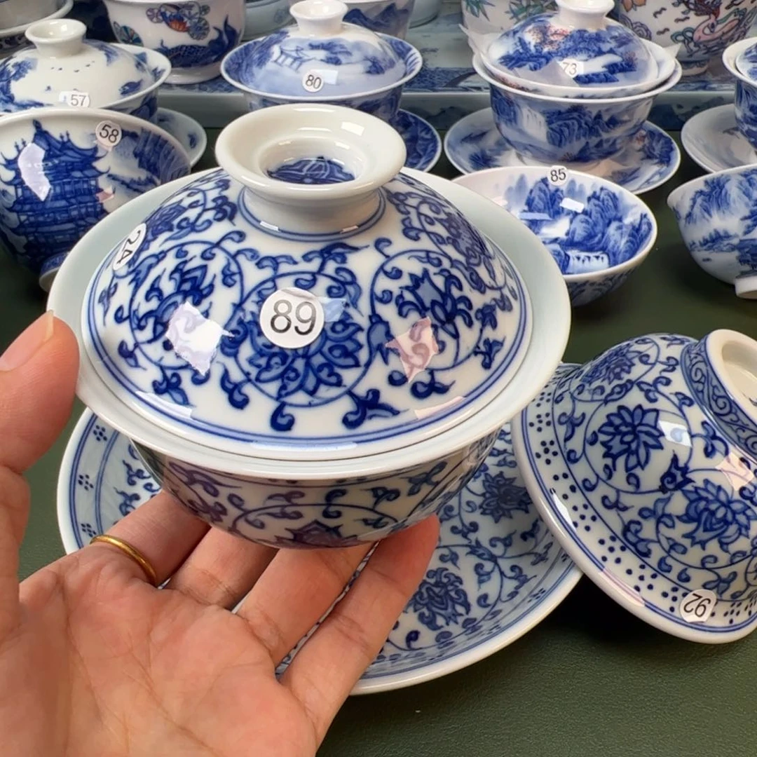 木木景德镇纯手工纯手绘茶具89