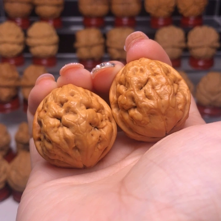 文玩核桃吊坠42脑纹蛙