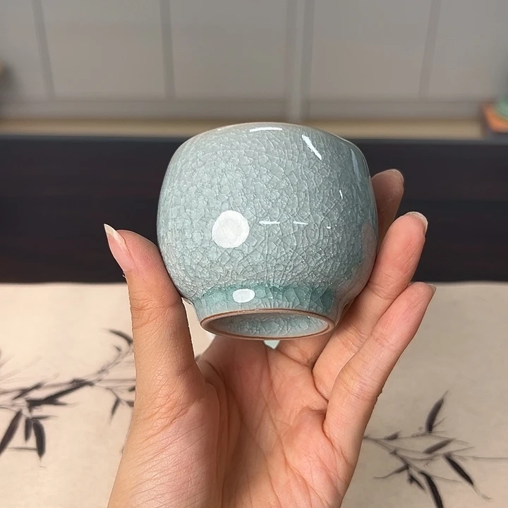 龙泉云间青瓷小米茶器