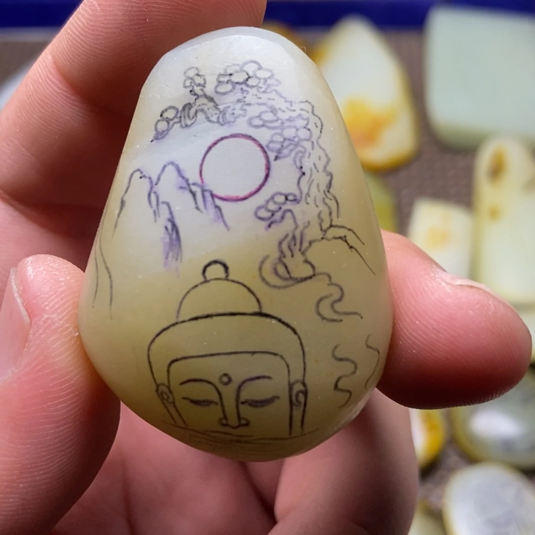 1未镶嵌定制和田玉胖*