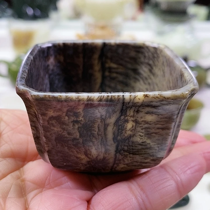 未镶嵌和田玉挂件茶杯80m l