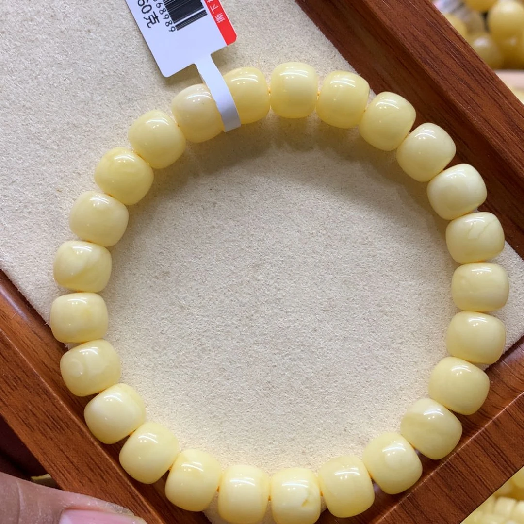 未镶嵌蜜蜡手链蜜蜡