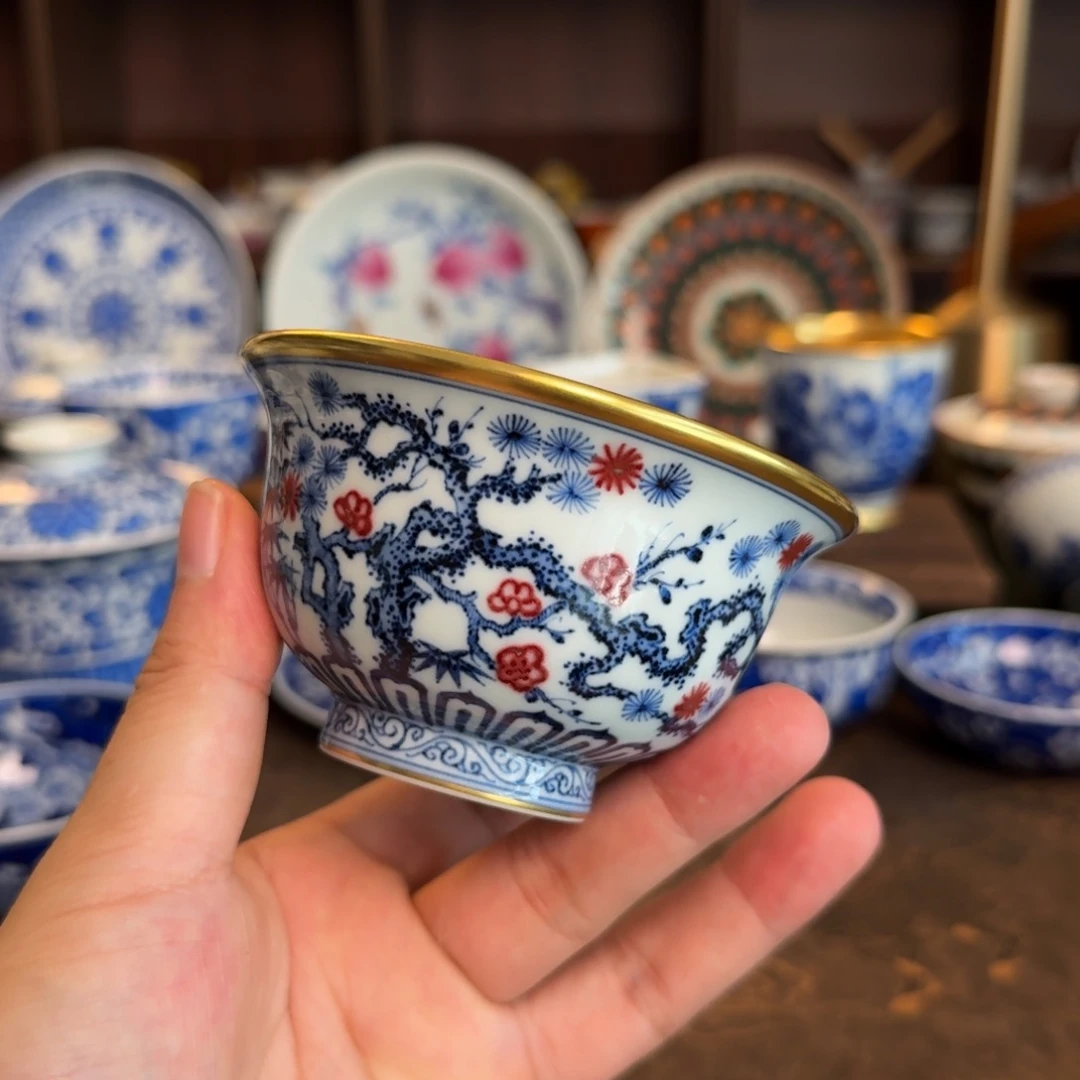 E***鞋纯手工手绘陶瓷茶具