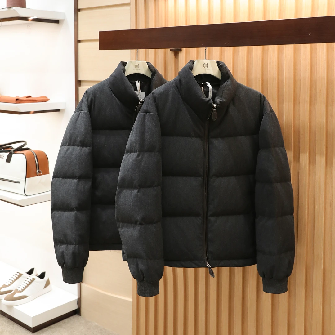 意式奢华2025冬季新款男高端户外加厚保暖90白鹅绒羽绒服外套1608