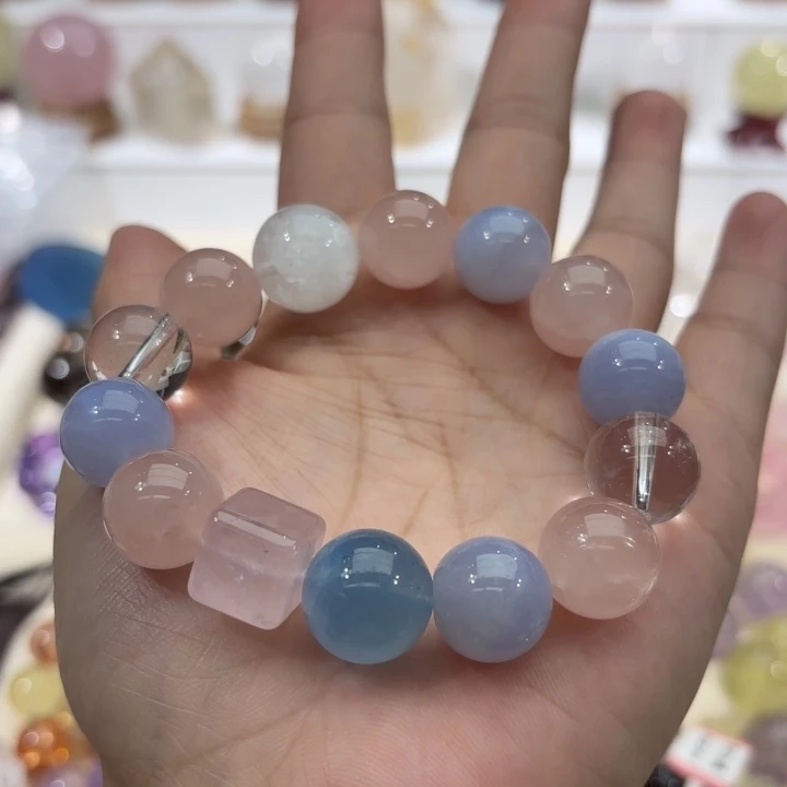 未镶嵌手链水晶豆*多宝