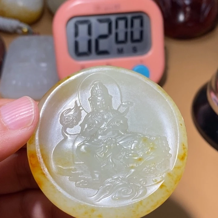 健***下和田玉未镶嵌颈饰