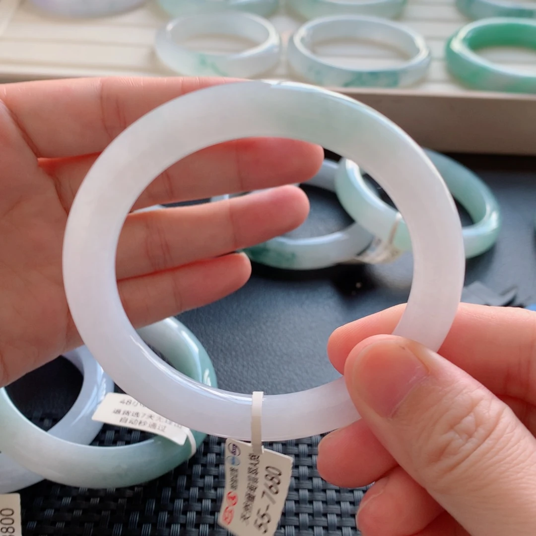 未镶嵌手镯翡翠卷*56圈口