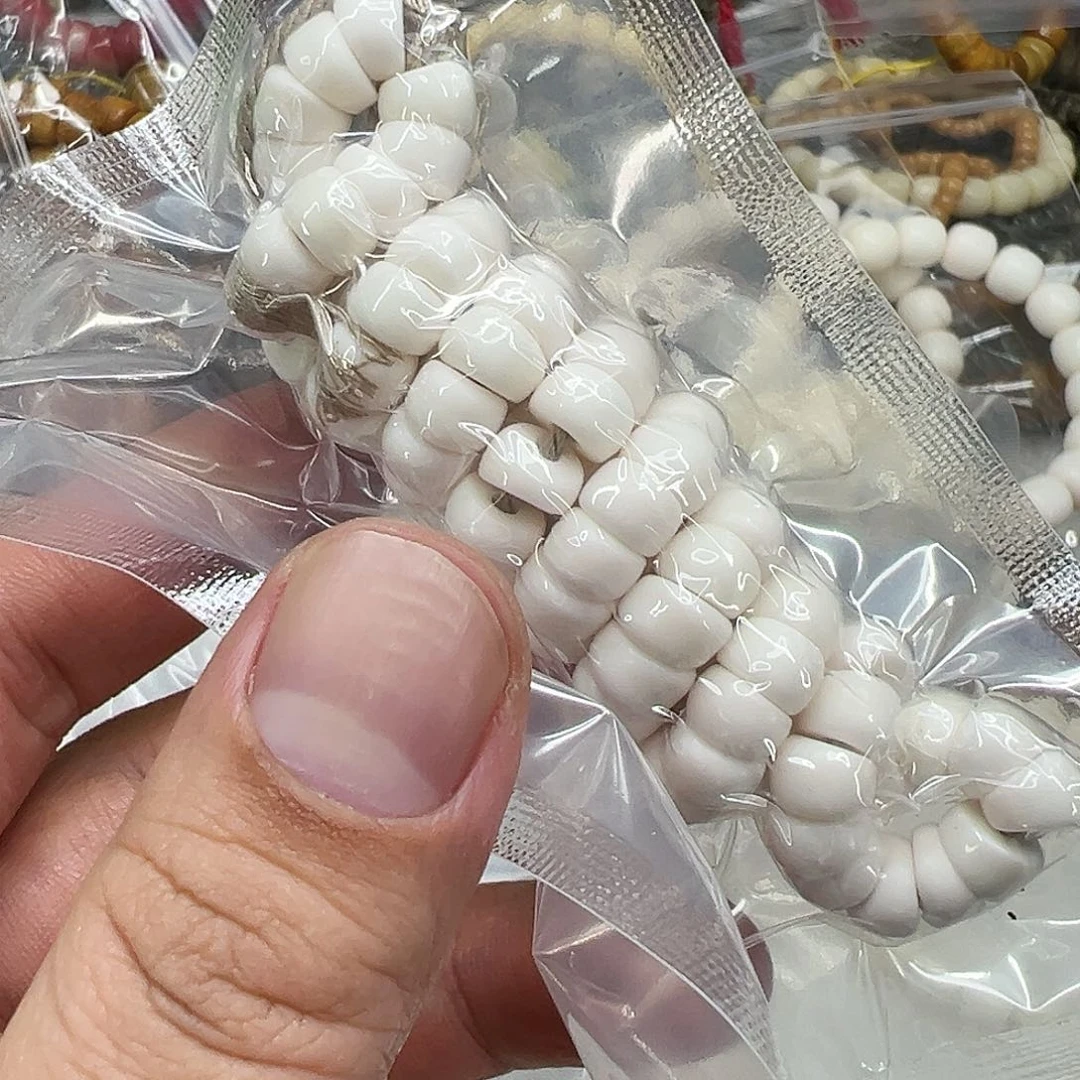 驼骨手串/手链66白驼骨大肠0.8-108有粽裂