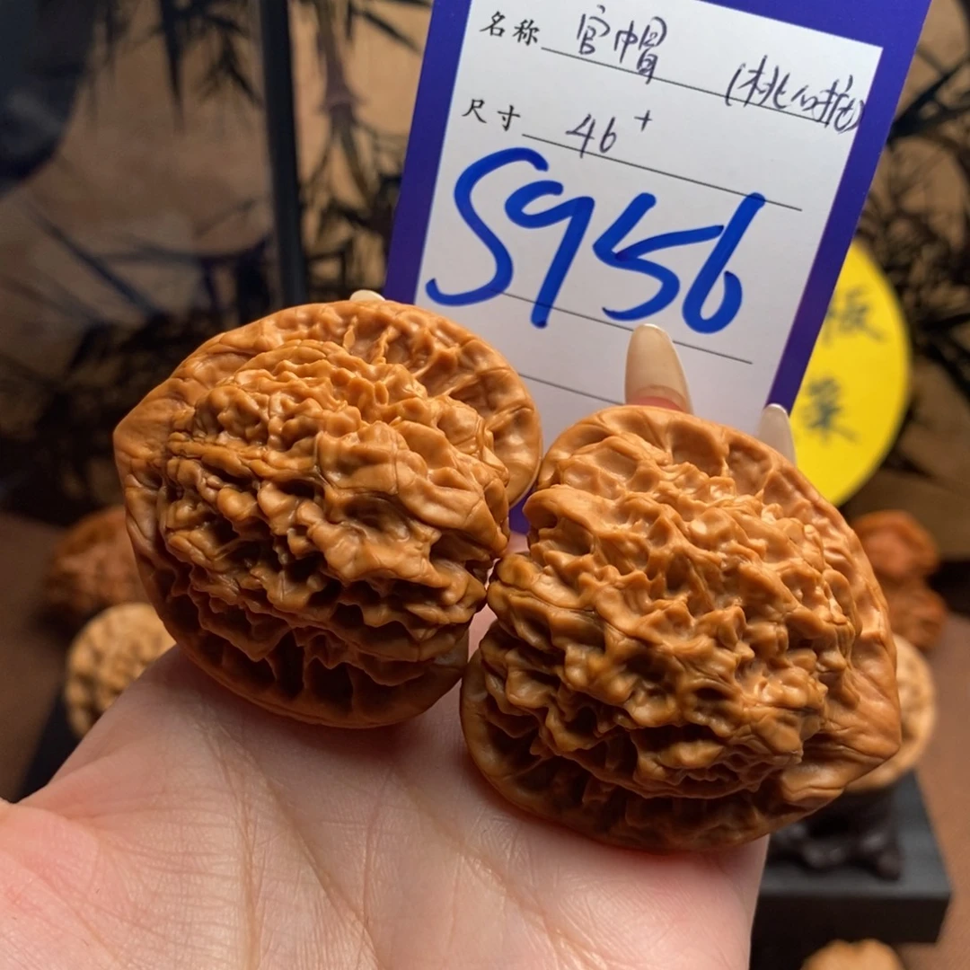 文玩核桃把件官帽46