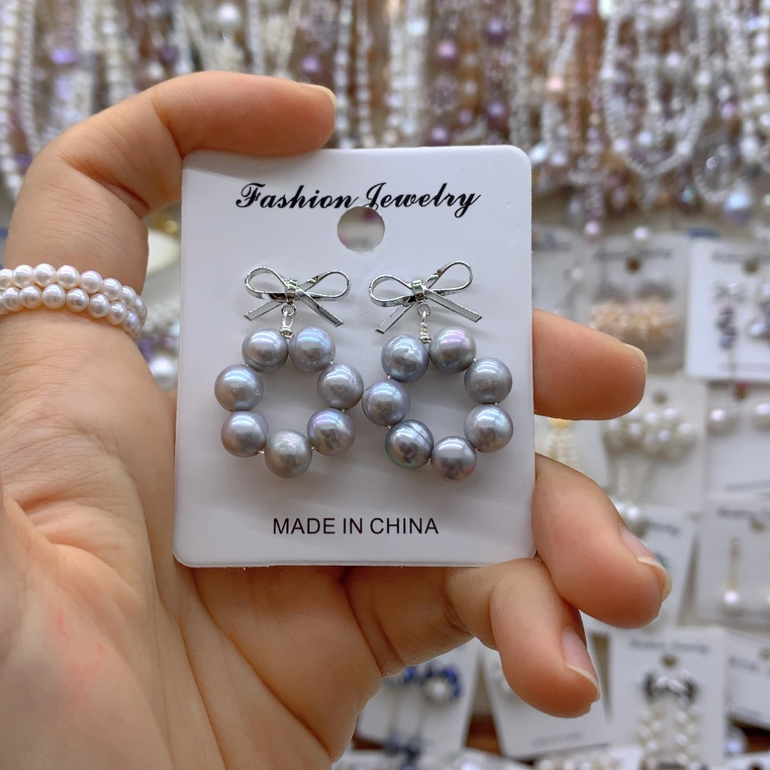 合金淡水珍珠项链