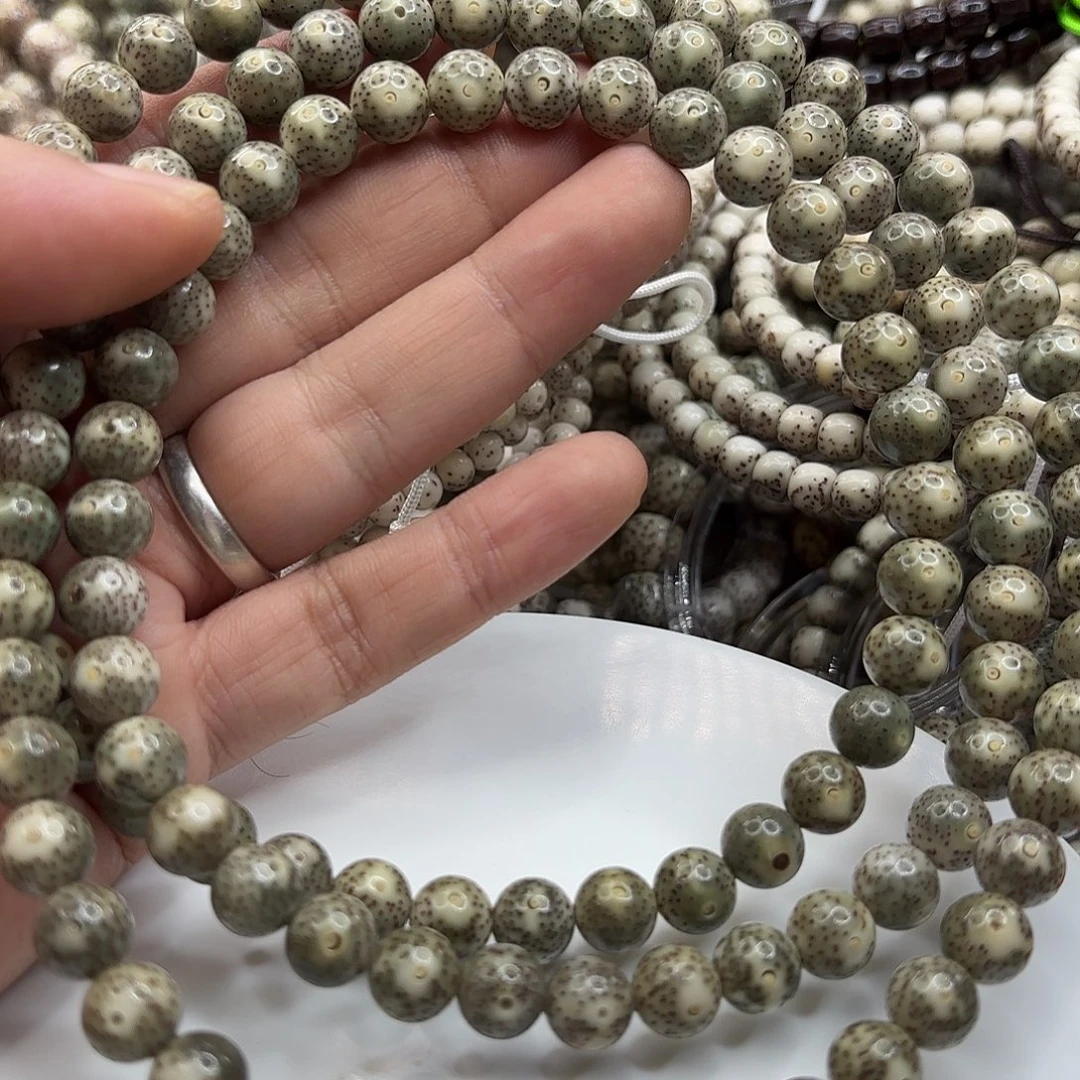 星月菩提手串9圆绿冰大眼睛