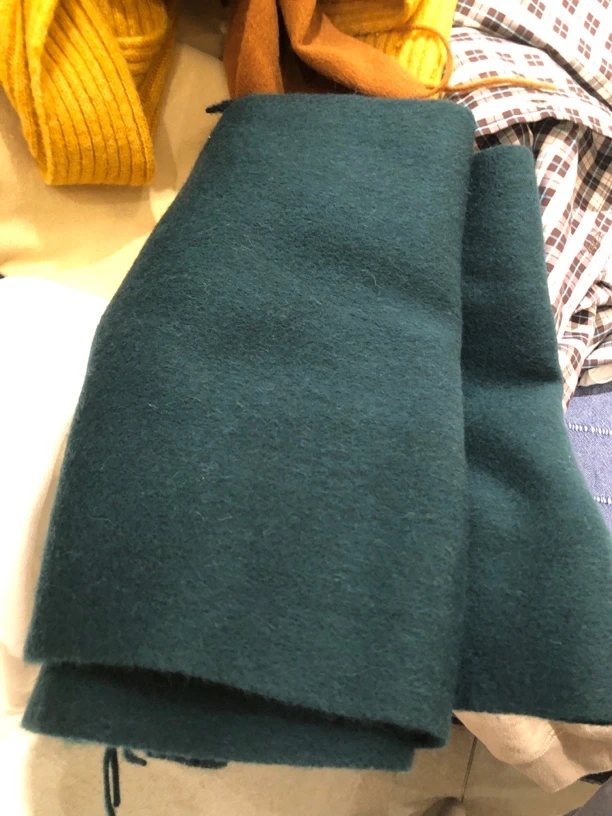 东大门围巾针织时尚绿色