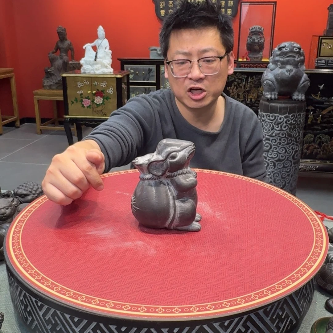 石材晋錾石雕手工雕刻摆件