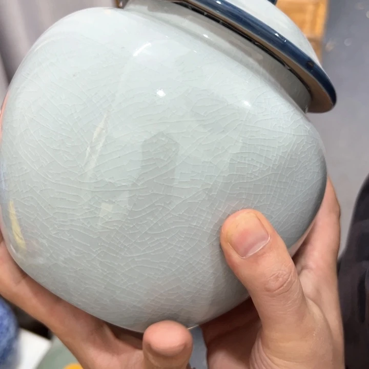 瑕疵福利品陶瓷茶叶罐不影响使用介意勿拍
