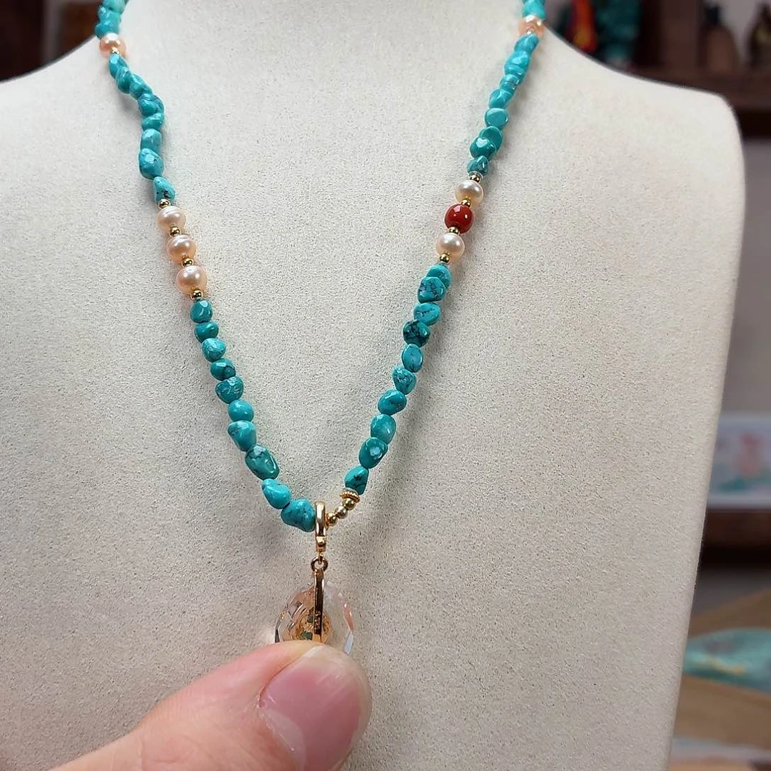 未镶嵌绿松石珠宝奇石