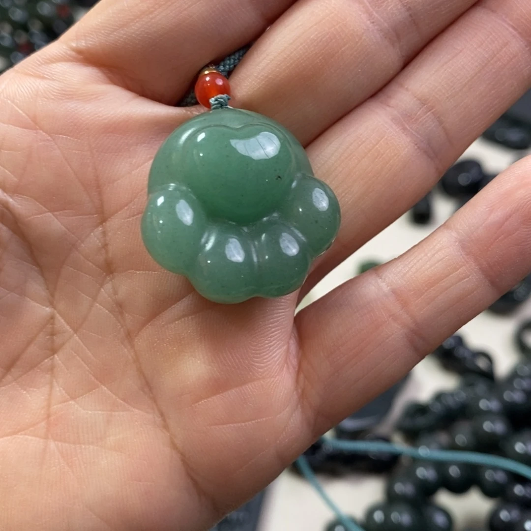 未镶嵌手链透闪石质玉东陵玉猫抓