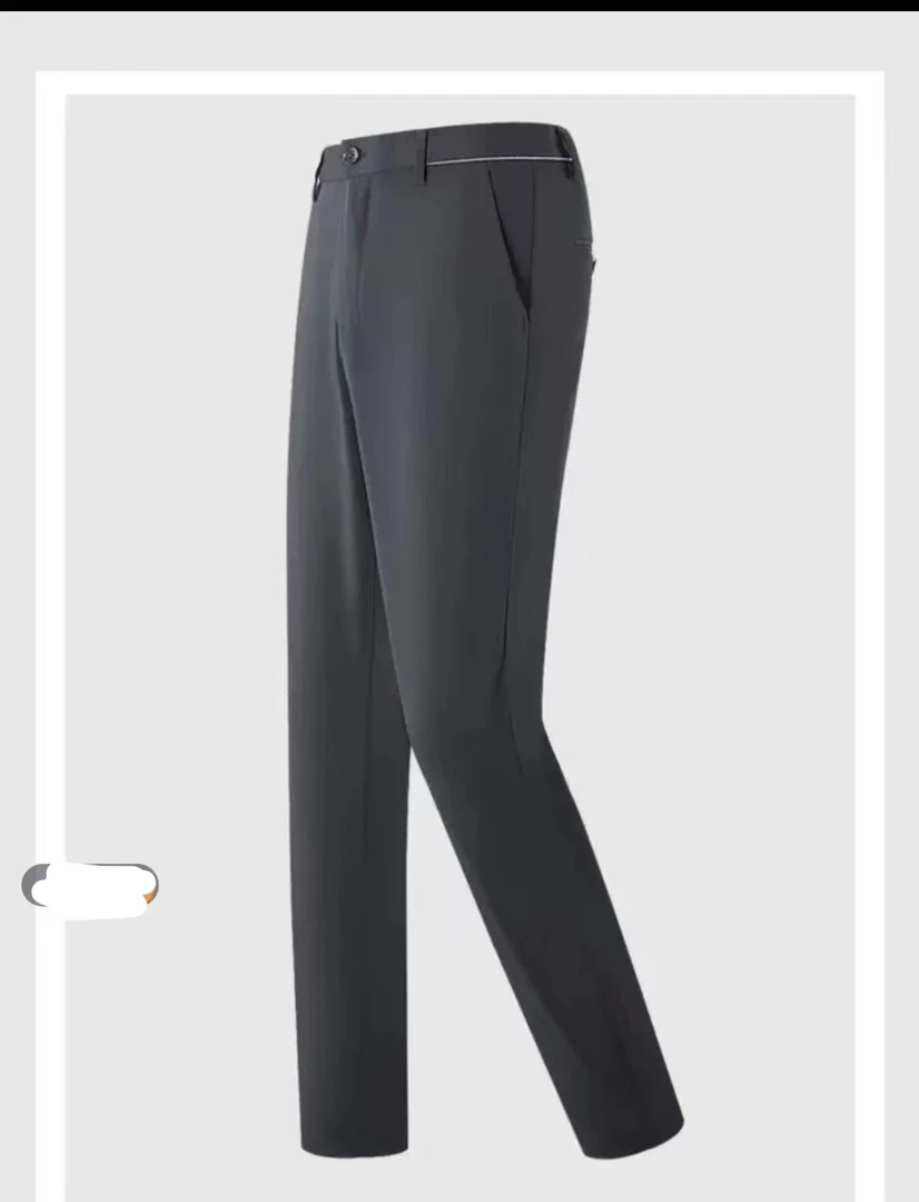 【秋映16】男士夏季藏青色弹力商务休闲裤