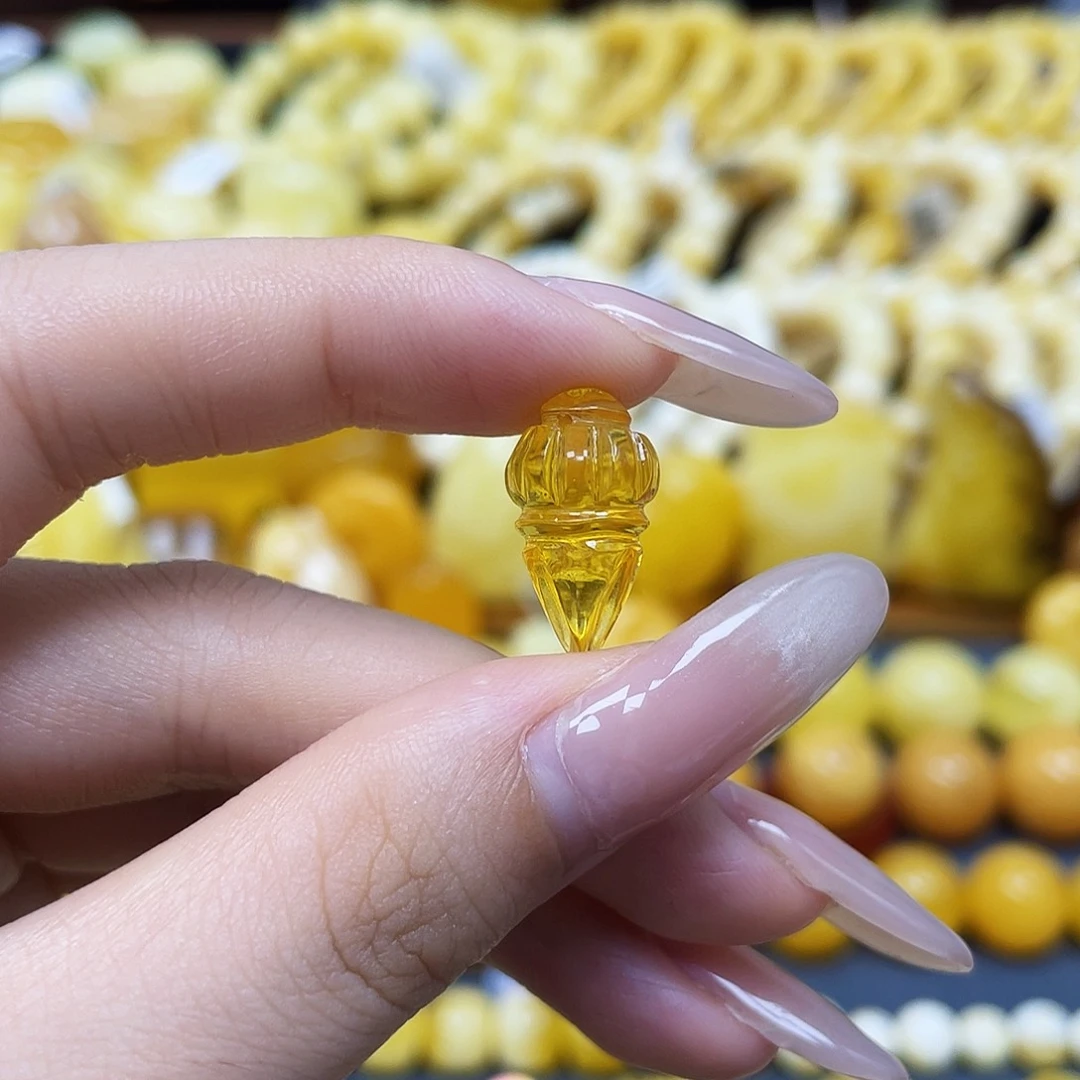 琥珀未镶嵌裸石金刚杵17✖️10mm福利