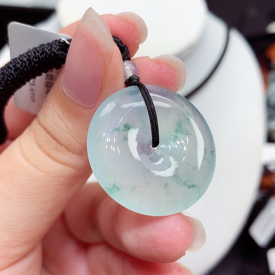 翡翠未镶嵌颈饰翡翠119，25.7/5.4