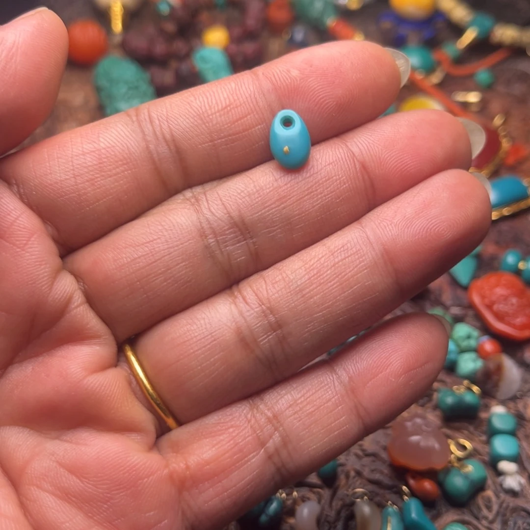 绿松石卡子未镶嵌