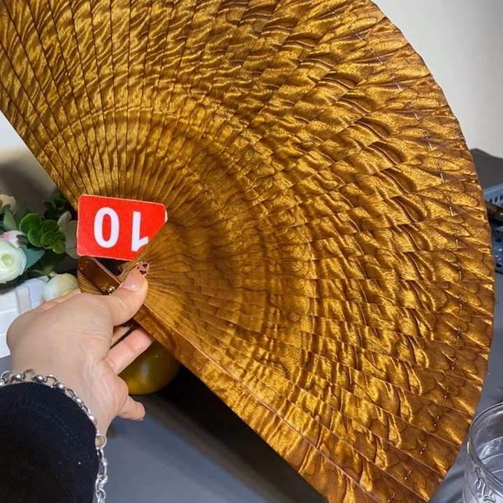 金丝楠落***啡金丝楠木扇子