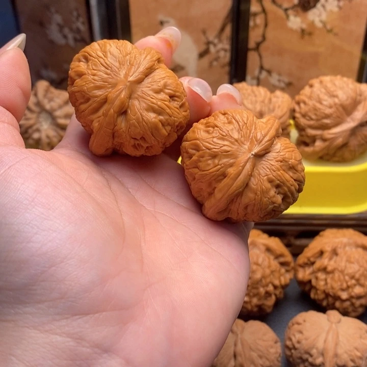 文玩核桃把件539平谷元宝41全品