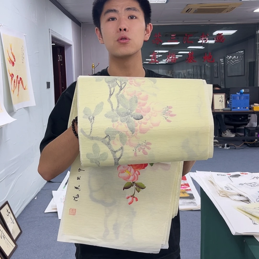 国画宣纸国画纯手绘作品