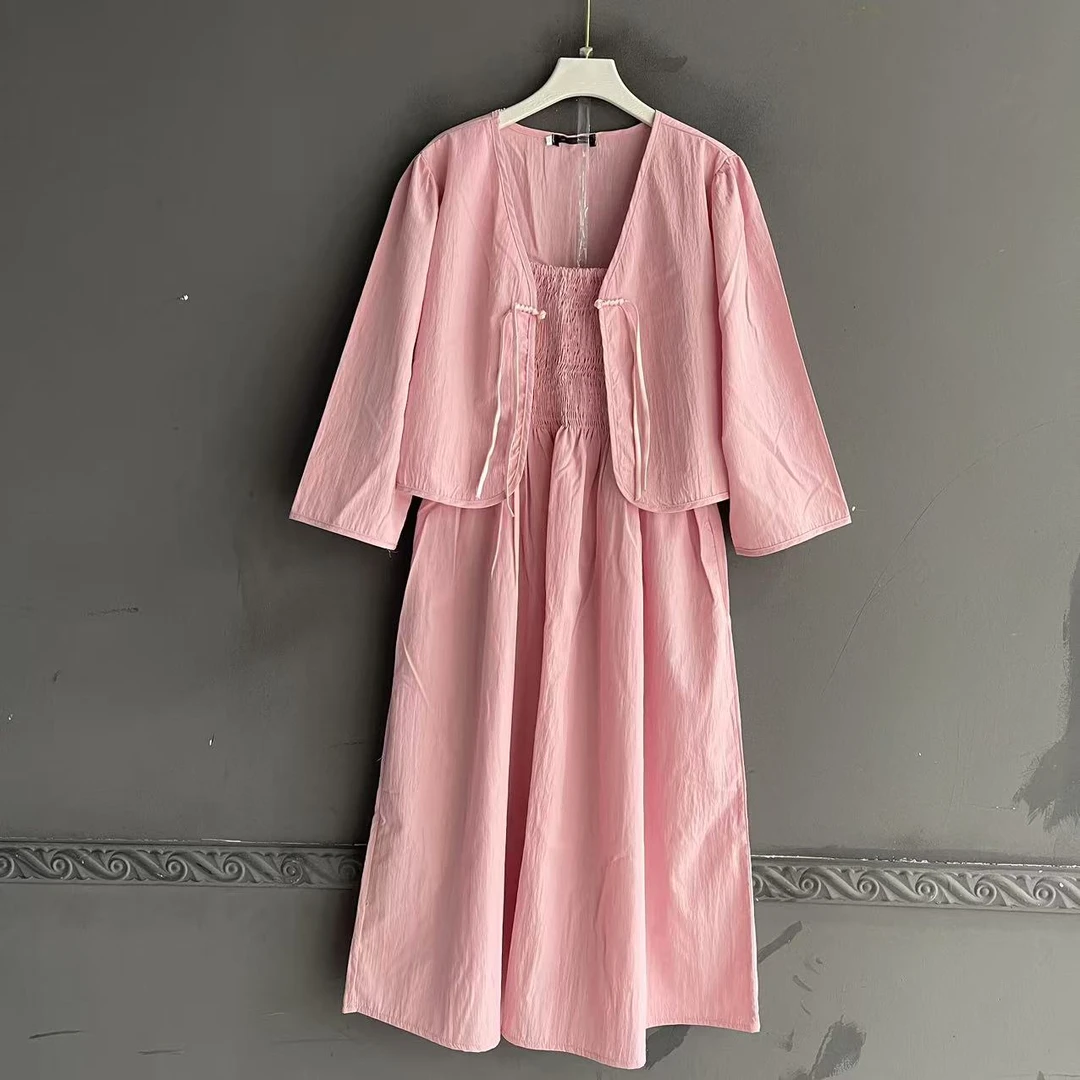 大码女装两件套裙