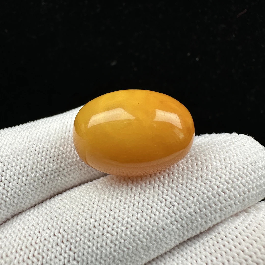 M1633天然蜜蜡 枣珠 15.5*21.9mm 3.23g 支持鉴定 假一罚四