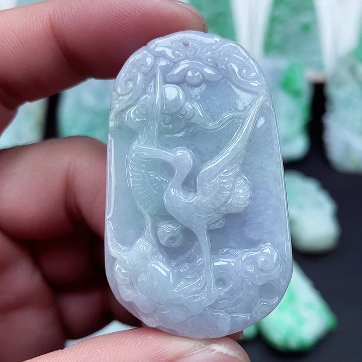 翡翠颈饰未镶嵌翡翠吊坠