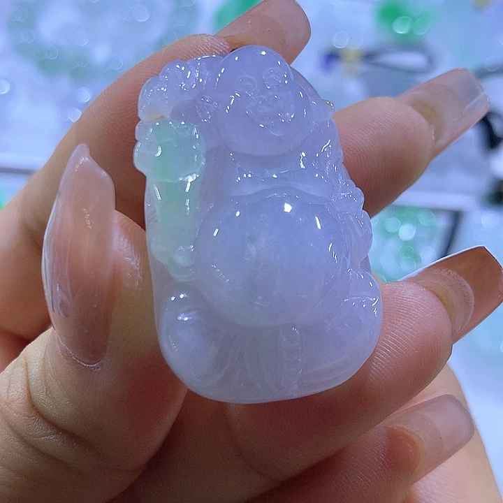 翡翠未镶嵌颈饰天然翡翠A货吊坠