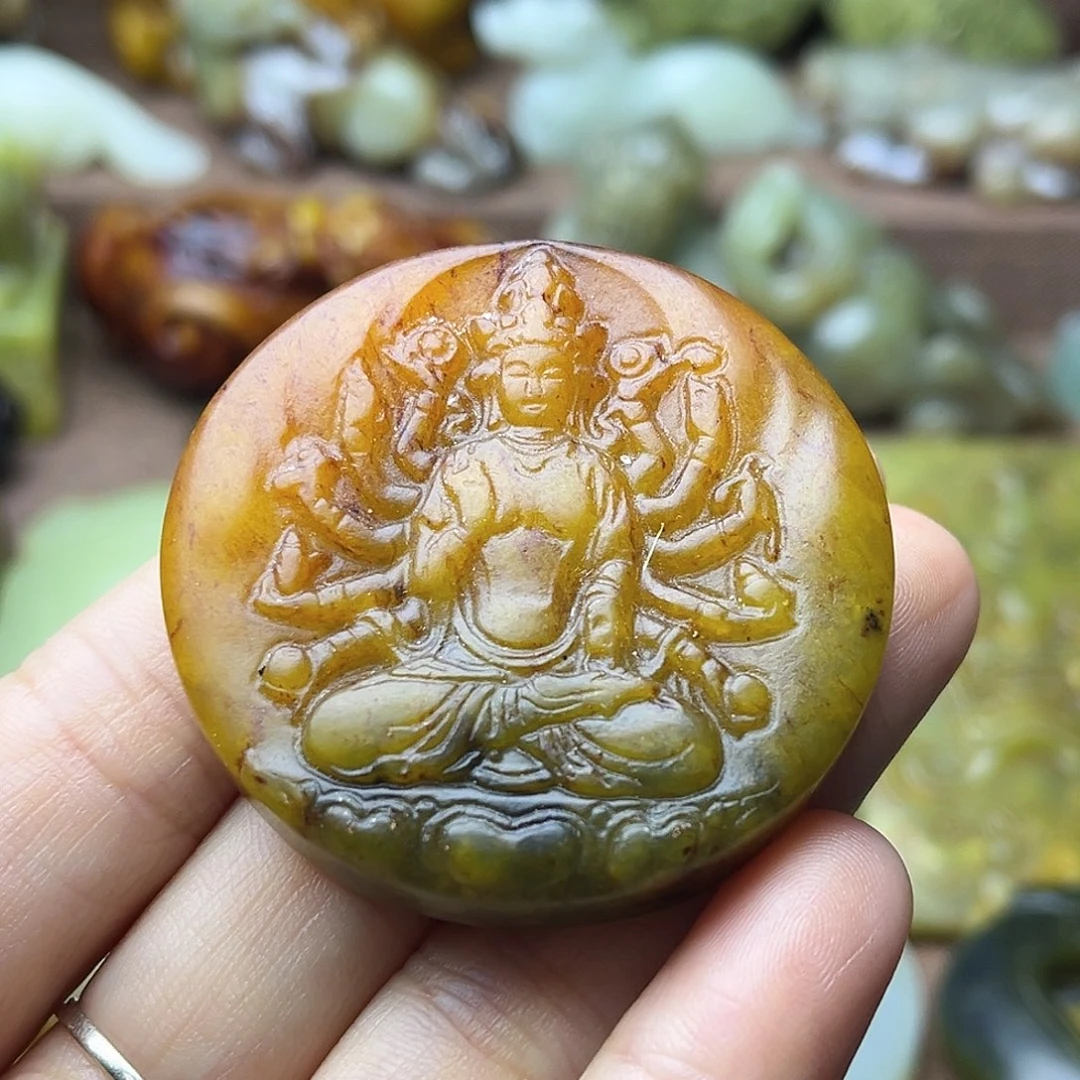 白玉菩提吊坠29。。