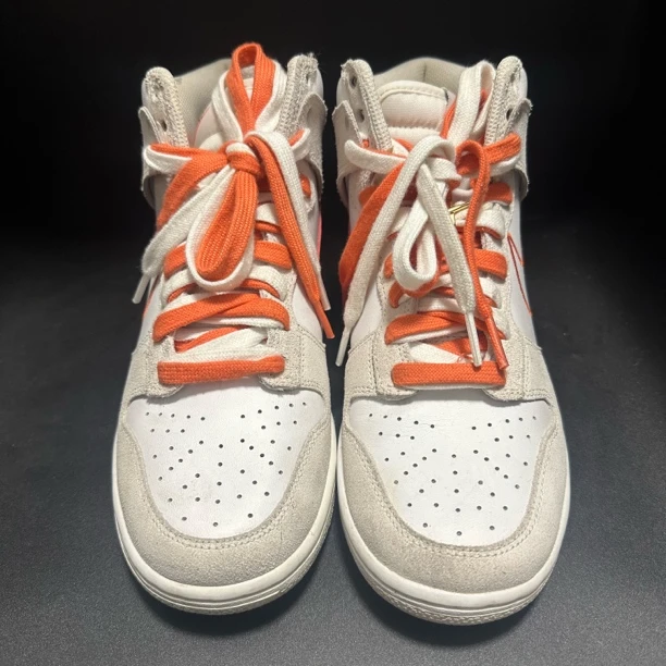 38.5码 白灰橙 高邦 板鞋