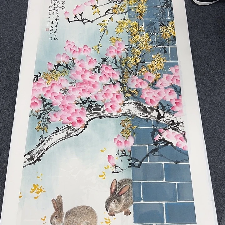 国画国画作品宣纸纯手绘