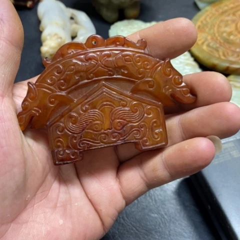 吊坠紫金钵盂菩提