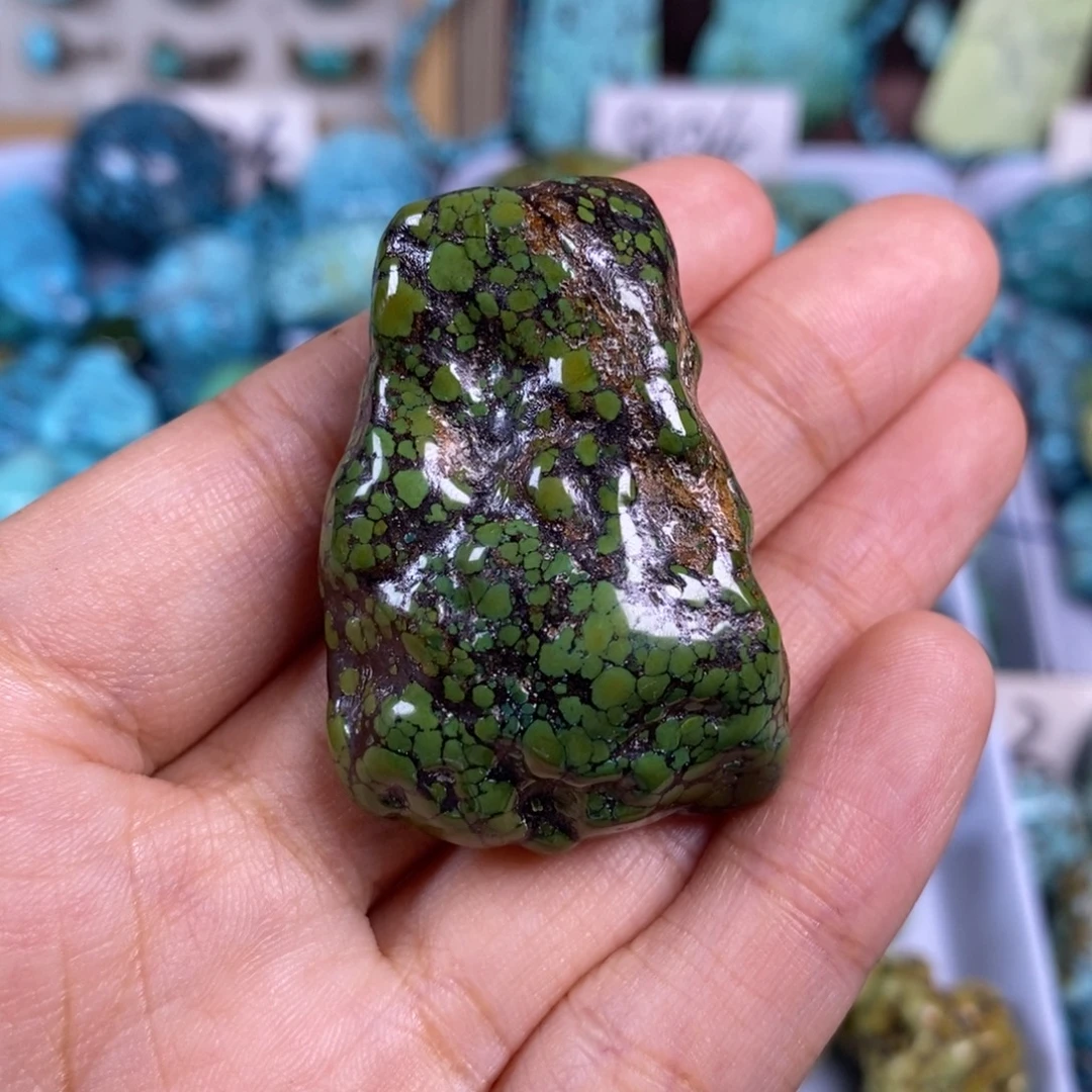 绿松石未镶嵌颈饰