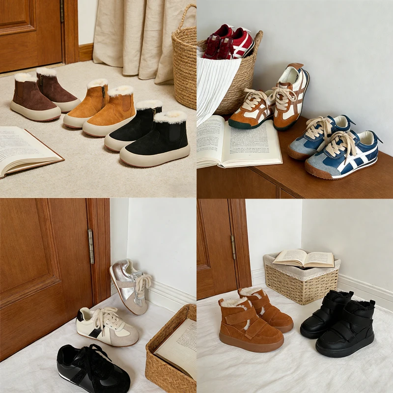 【361-380】冬季新款男女童百搭高颜值博肯鞋