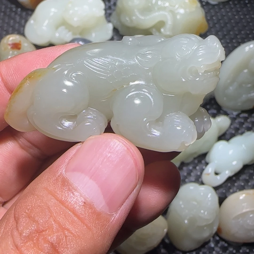 和田玉未镶嵌吊坠(不含链)