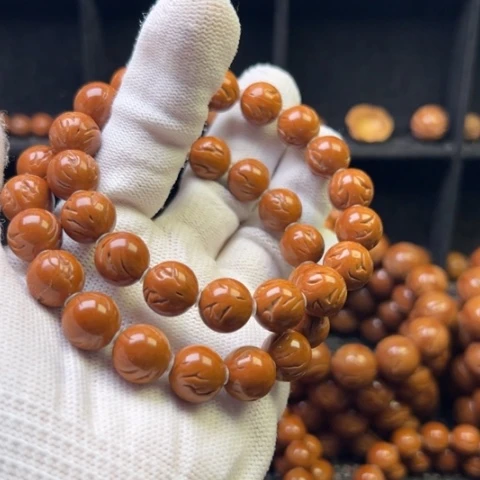 桃核吊坠醒**爷12尺寸龙纹