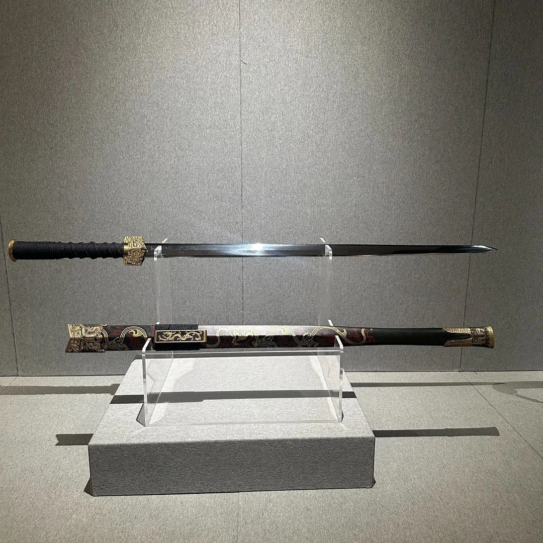四千余层仿大漆饕餮汉剑周正武正武堂龙泉刀剑冷兵器未开刃